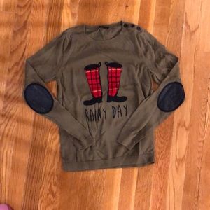 Talbots sweater elbow patches